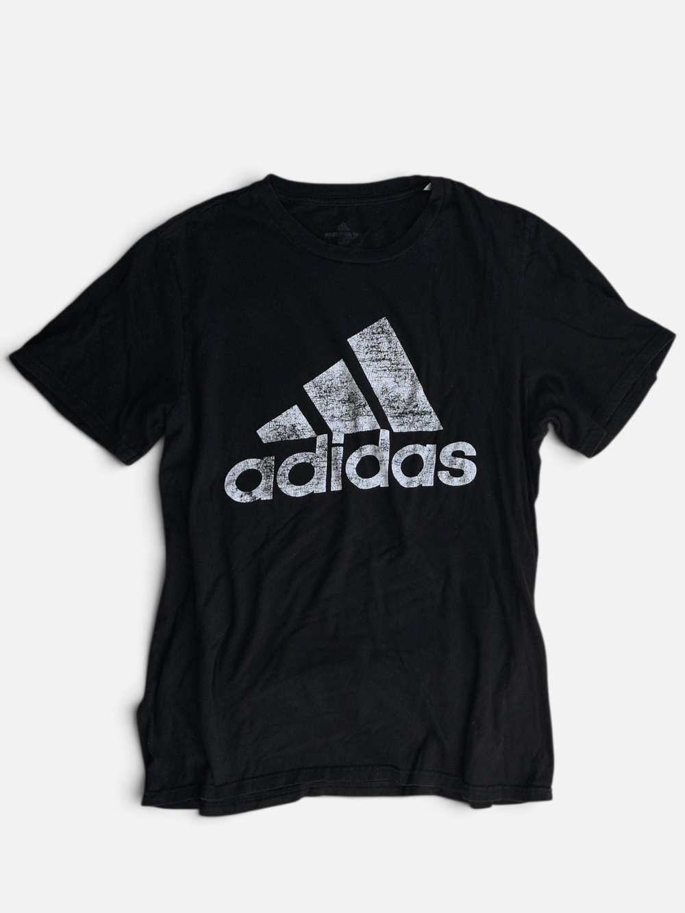 Adidas Black Logo Amplifier T-Shirt - Size Large